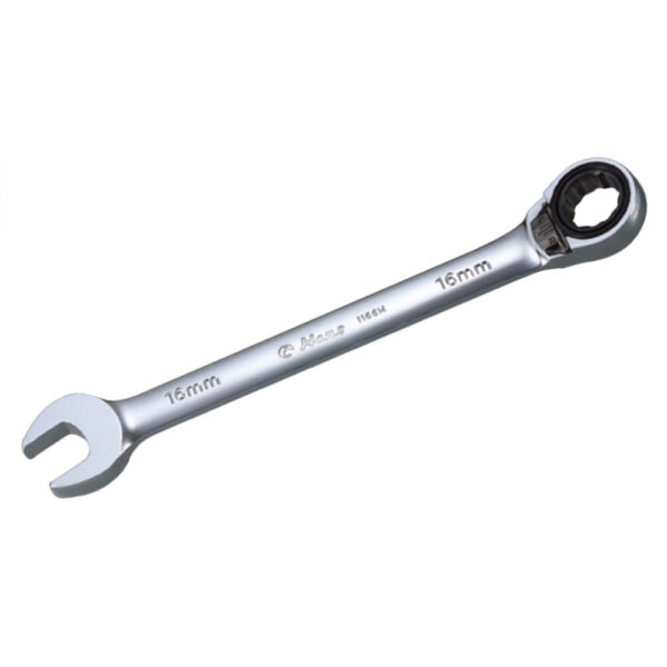 1166M-Reversible Open-End Gear Ring Wrench-(72 Teeth)