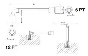 1477- L-Type Socket Wrench-(Hollow and Deep)