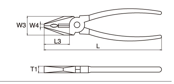 1825- Linesman Plier