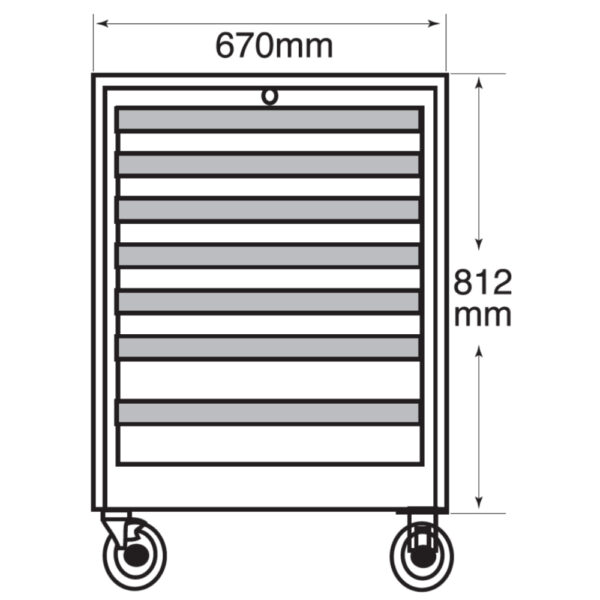 9917HQ Workshop Tool Trolley