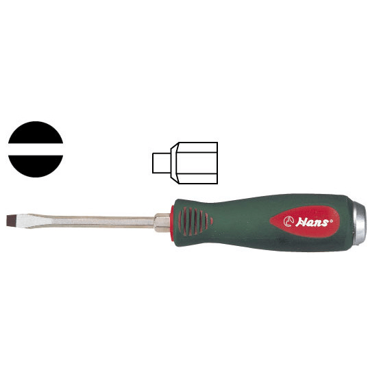 0516M- Go-Thro Screwdriver With Hex-Gear (Slotted Tip)