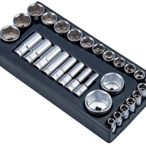 TT-2/ Hand Socket Set 29 PCs -1/2" Drive. (Plastic Tray)