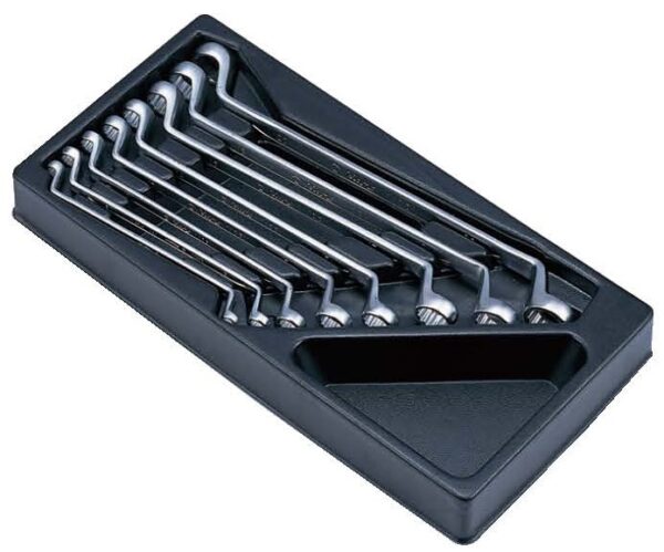 TT-6/ 75° Double Ring Wrench Set in 8 PCs (Plastic Tray)