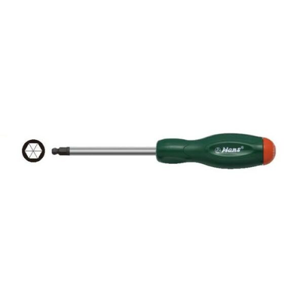 0371- Screwdriver- Wobble Hex Tip (Ergonomic PP Handle)