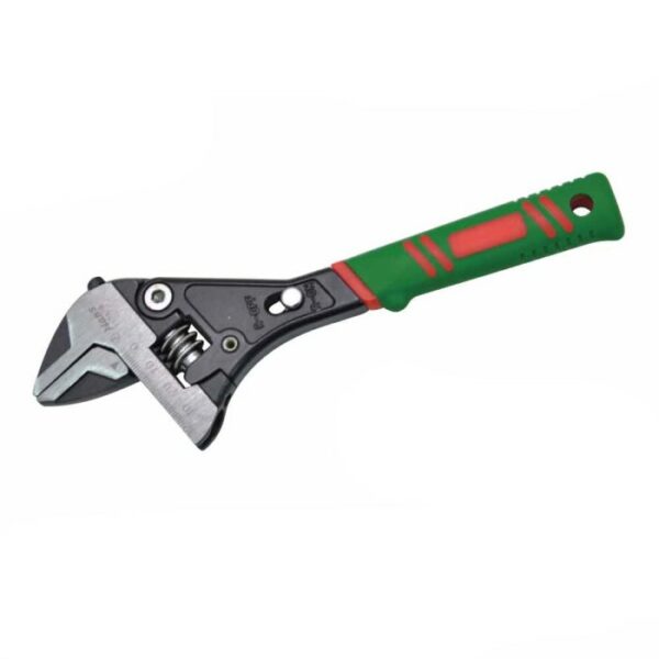 1175-8- Ratcheting Adjustable Wrench- Big Gate Open