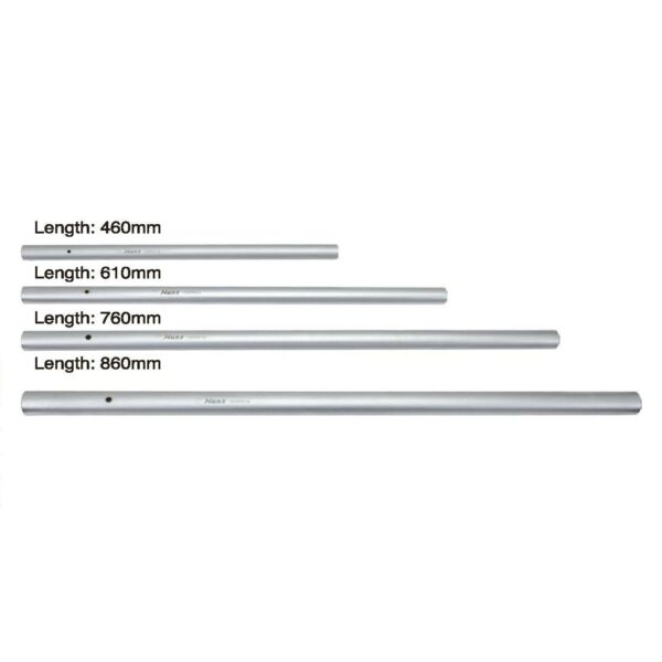 Pipe extender steel length for slugging wrench