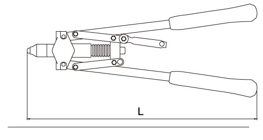 industrial lever riveter