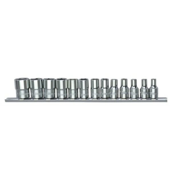 2613MC- Hand Socket Set- 1/4" Drive- 13 Pcs