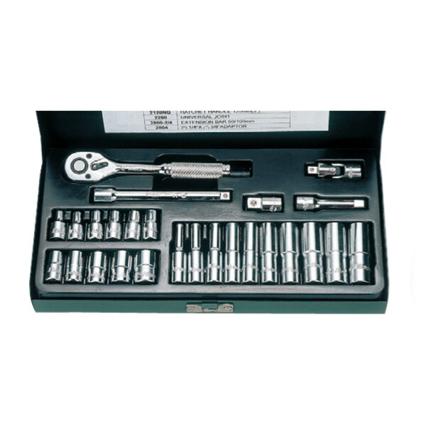 2626M/A-Socket Wrench Set- 1/4" Drive- 26PCS