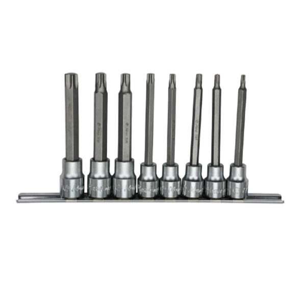 36024-48C- Star Bit Socket Set- 3/8" Drive- 8 Pcs