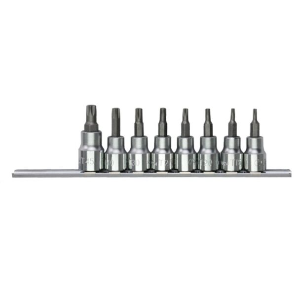 36024-8C- Star Bit Socket Set- 3/8" Drive- 8 Pcs