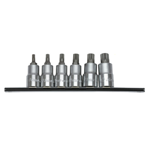 36028-6C- XZN Bit Socket Set- 3/8" Drive- 6 Pcs