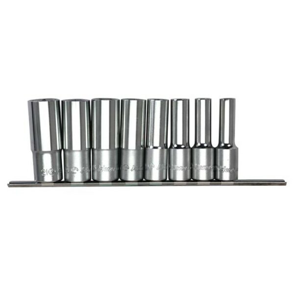 4608MD- Deep Socket Set- 1/2" Drive- 8 Pcs