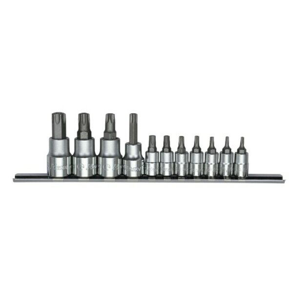 560255-11C- Penta Star Bit Socket Set- 1/4", 3/8" Drive- 11 Pcs