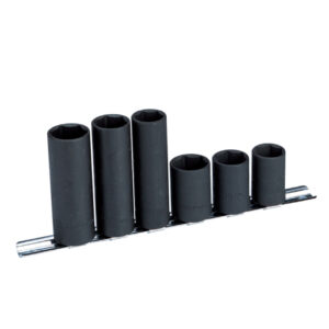 84602M/A-Super Thin Wall Deep Impact Socket Set- 1/2"Drive- 6 PCs