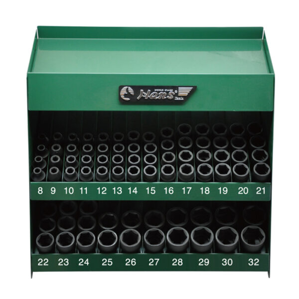 9984H82-Impact Socket Set (82PCs)-1/2" Drive