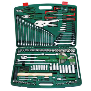 TK-159- Tool Kit 159 PCs-Socket & Combination Wrench Set- 1/4", 1/2" Drive