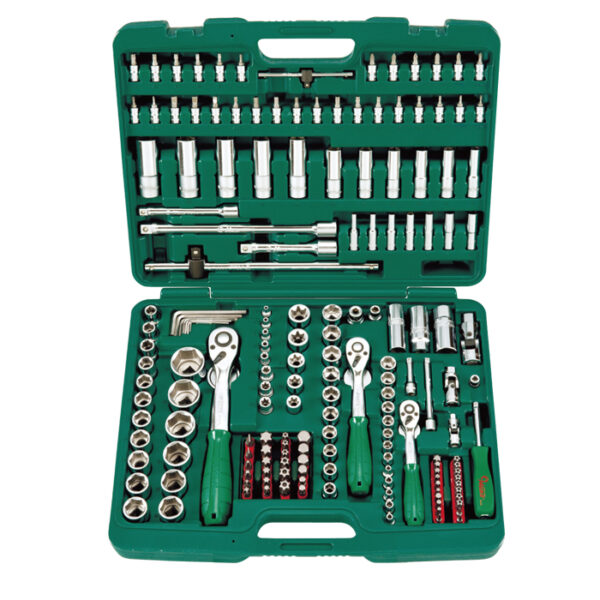 TK-177-Universal Tool Kit 177Pcs- 1/4", 3/8", 1/2" Drive