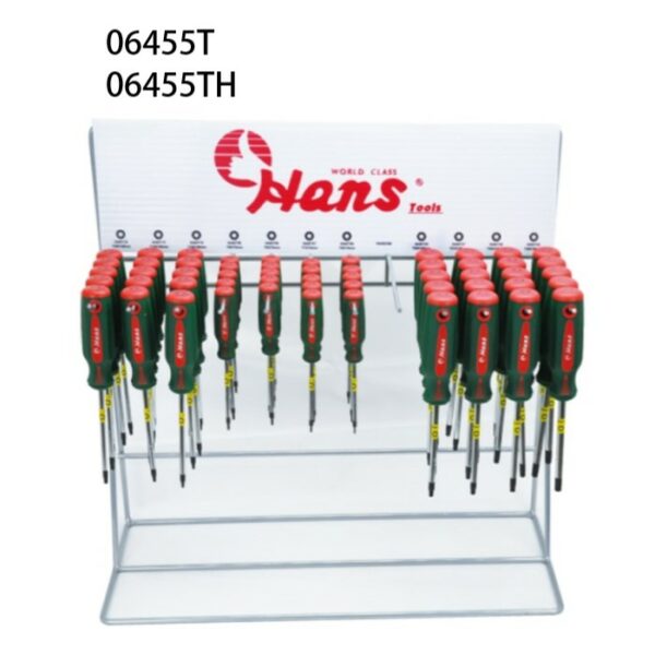 Screwdriver Set in Steel Display Stand