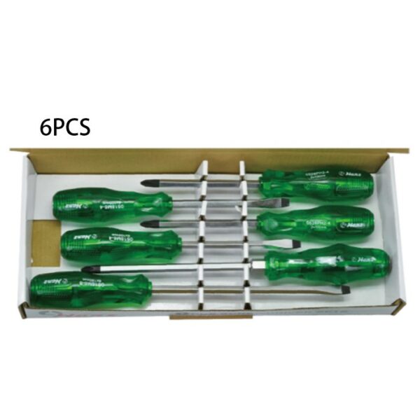 06580-6/ Go-Thro Screwdriver Set in Paper Box