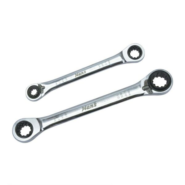 1606632- Gear Ring Wrench Set (Reversible Spline)