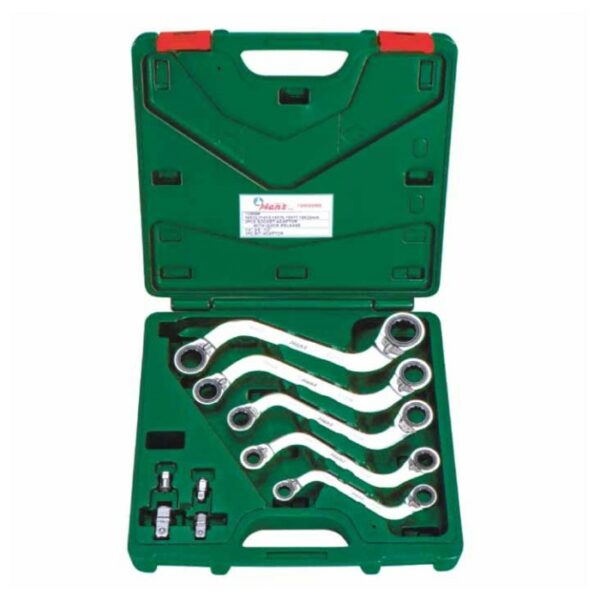 160689MB- Reversible Double Gear Ring Wrench Set- S-Shape