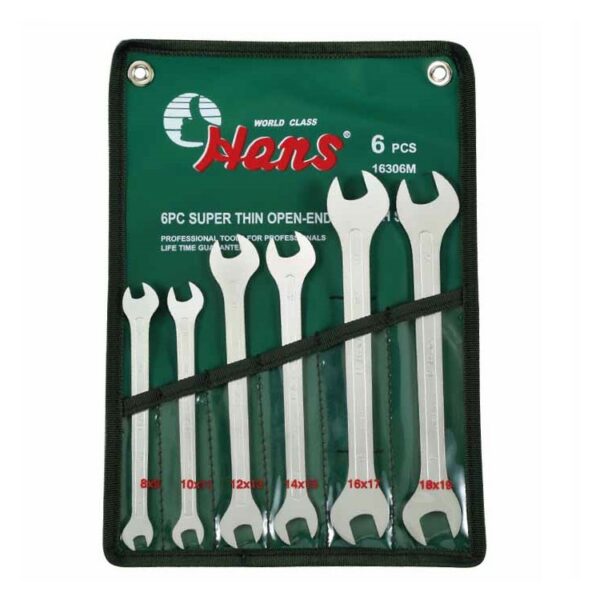 16306m Super thin double open-end wrench set