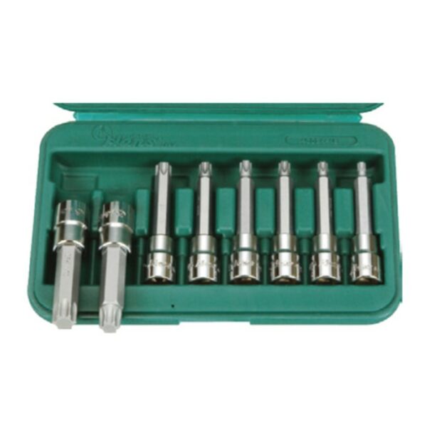 46024-48- Star Bit Socket Set- 1/2" Drive- 8 Pcs