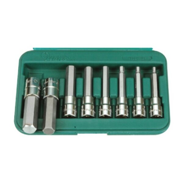 46026-48- Hex Bit Socket Set- 1/2" Drive- 8 Pcs