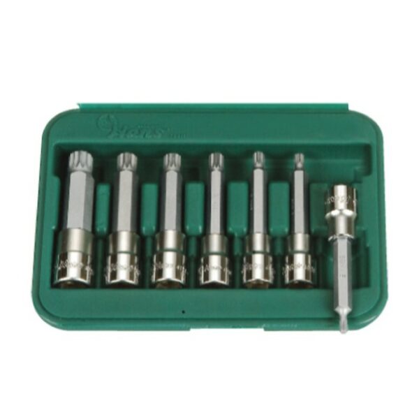 46028-47/479- XZN Bit Socket Set- 1/2" Drive- 7 Pcs