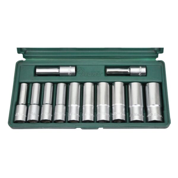 4602MB- Deep Socket Set- 1/2" Drive- 12 Pcs