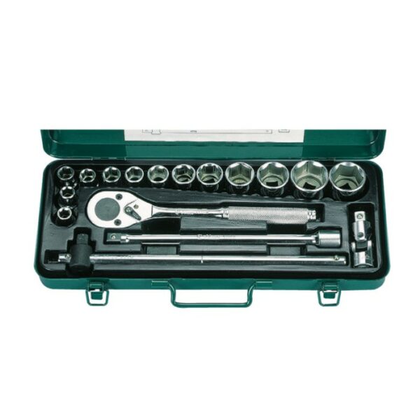 4618M-Socket Wrench Set-1/2" Drive- 17 Pcs