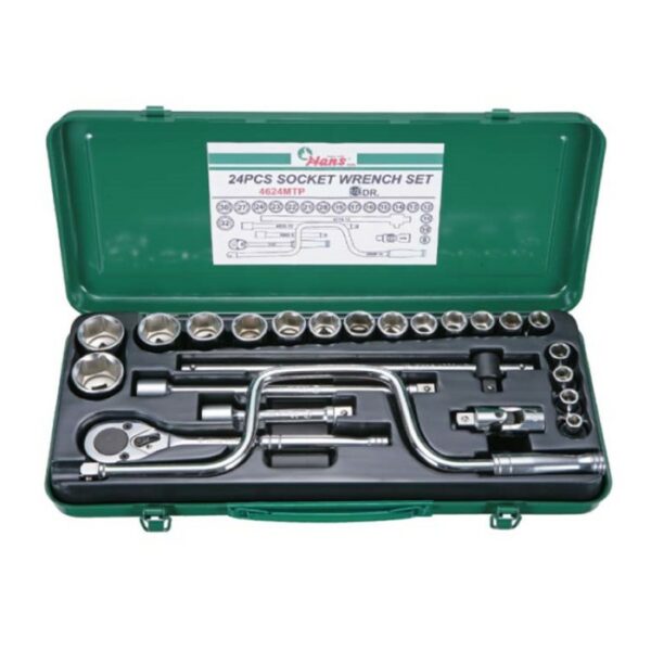 4624MTP- Socket Wrench Set- 1/2" Drive- 24 Pcs