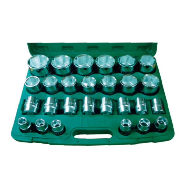 6627MB- Hand Socket Set- 3/4" Drive- 27 Pcs