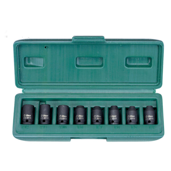 82601E-Star Impact Socket Set(8PCs)-1/4" Drive