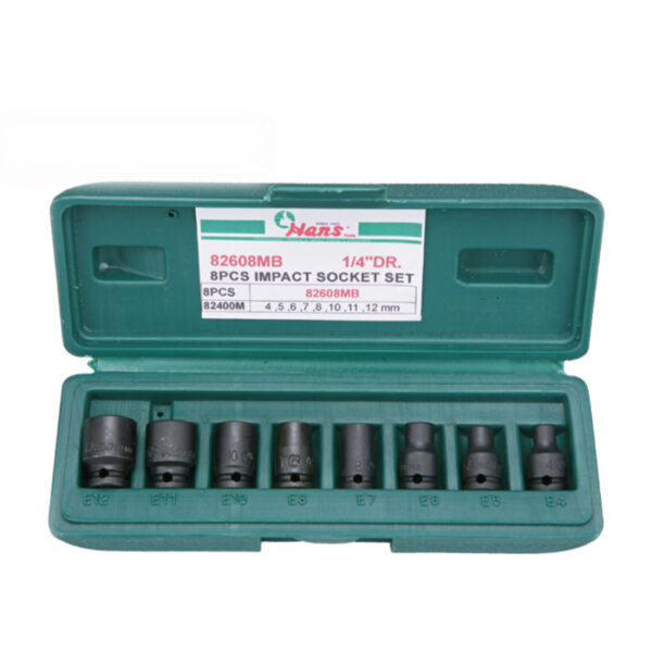 82608MB-Impact Socket Set (8PCs)-1/4″ Drive