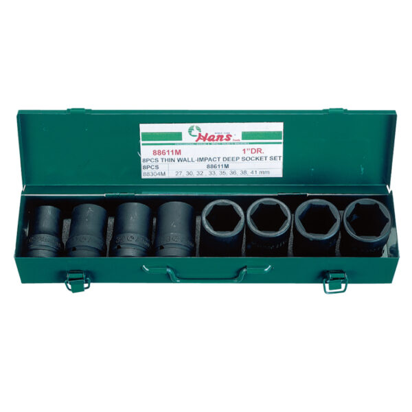 88611- Deep Impact Socket Set-(8PCs)-1" Drive