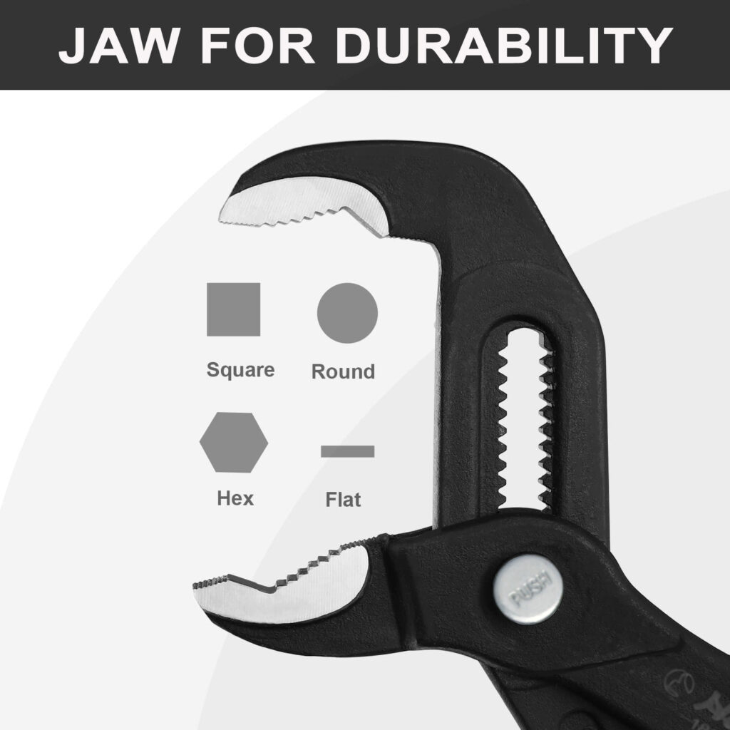 1891F Groove Joint Plier with Push Button
