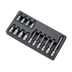 TT-458/ Bit Socket Set- 14 Pcs- 1/2" Drive