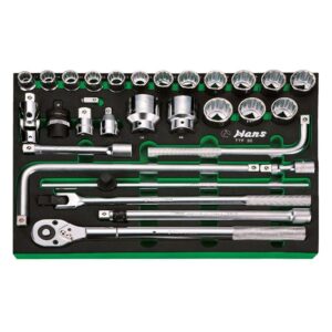 TTF-30/ Socket Wrench Combo Set- 30 Pcs- 3/4" Drive