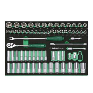 TTF-68/69- Socket Wrench Combo Set- 68 & 69 Pcs- 1/2" Drive